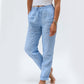 🌸Women's  Elastic Waist Cotton Linen Casual Pants