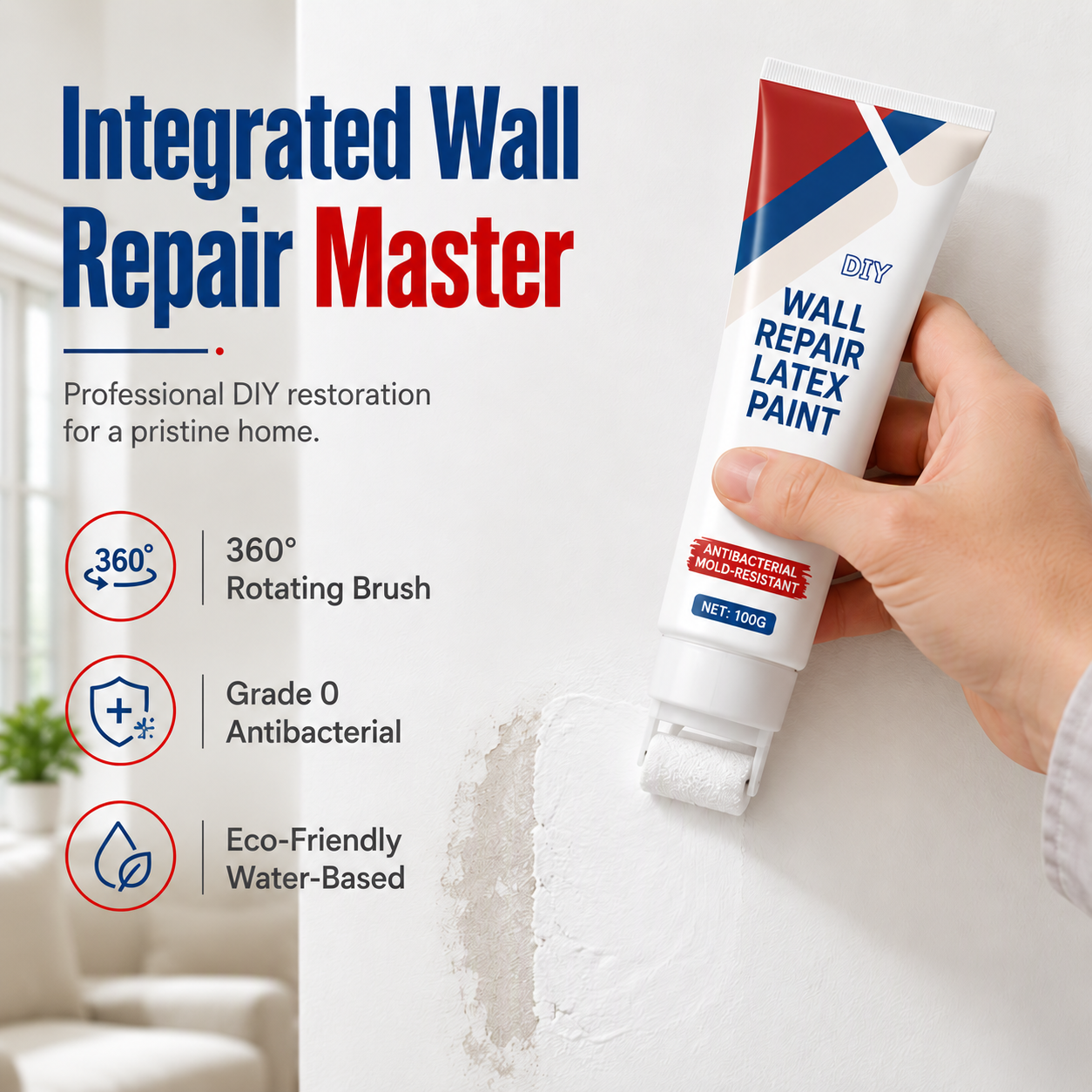 All-in-One Wall Repair Roller Paint