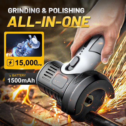 ⚙️ 50% OFF NOW! ✨ 12V Mini Angle Grinder - Compact & Powerful for DIY Projects, Includes Cutting Disc and Safety Guard 🛠️📦