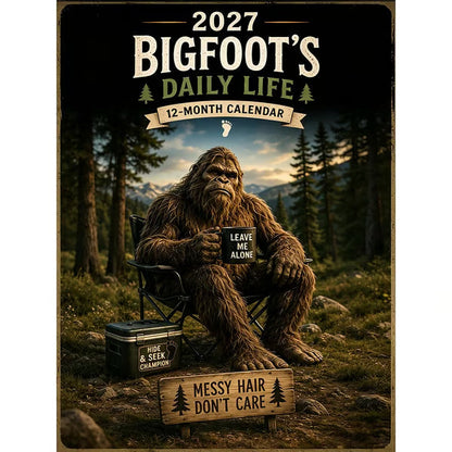 🦶2027 Bigfoot's Daily Life Calendar