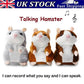 ✨Talking Hamster Plush – repeats whatever you say, auto head-shaking, hilarious fun for kids & adults.🎁