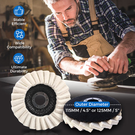 🔥LAST DAY -BUY 1 GET 1 FREE🔥Wool Felt Flap Polishing Disc