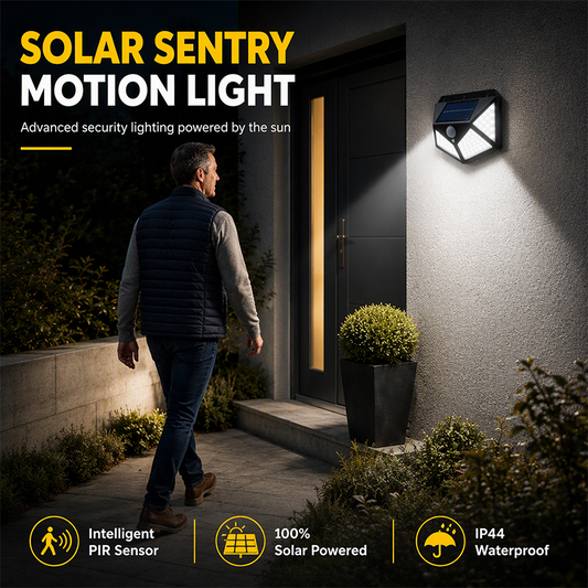 🌞LIMITED-TIME 50% OFF! ⏰ Motion Sensor Solar Lights – Bright Outdoor Lighting, Light Up Paths, Gardens & Driveways Automatically ✨