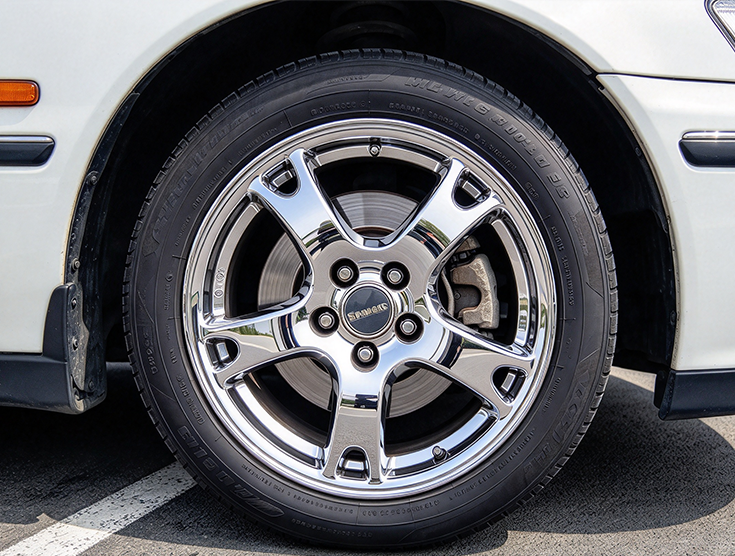 Wheel after polishing