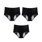 High Waist Leak Proof Ice Silk Panties Plus Size L-5XL