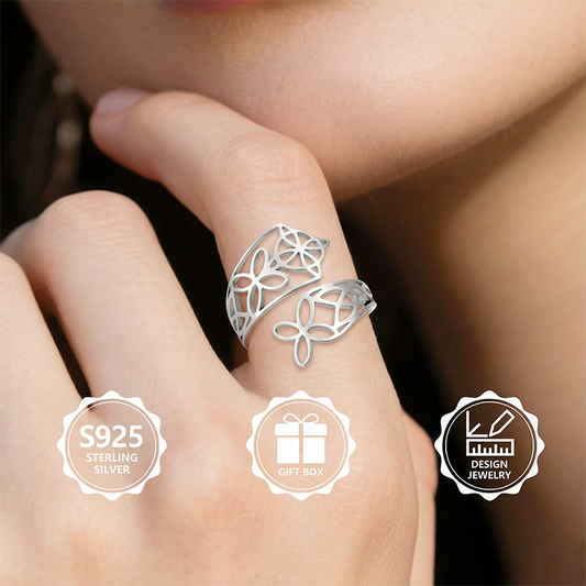 🥳2026 New Release🥳S925 Sterling Silver Celtic Knot Open Ring（50% OFF）