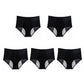High Waist Leak Proof Ice Silk Panties Plus Size L-5XL