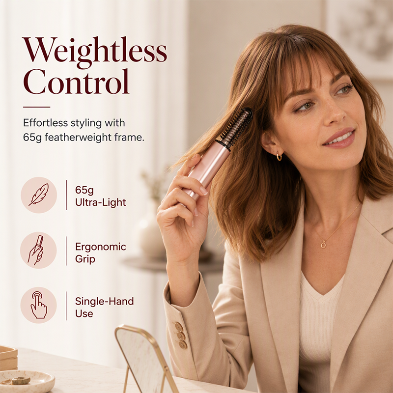 ✨Portable Wireless Mini Hair Styler with Comb – More Volume & A Naturally Full Look