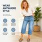 👖 50% RABATT! 🌸 Women's Casual Stretchy Cropped Denim Pants – Comfortable & versatile – Perfect for casual days, summer outings or office chic – breathable and stylish ✨🌿