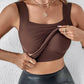 📢📢50% off! Women’s U-Neck Thermal Tank with Built-In Bra – Warm, Supportive & Braless Comfort ❄️❤️