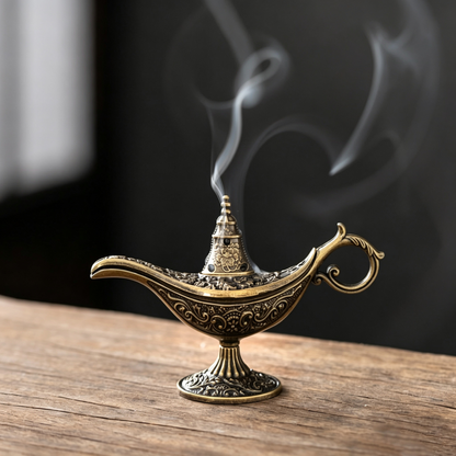🪔 Save 50%! ✨ Classic Genie Lamp – Vintage metal decor & incense burner ✨