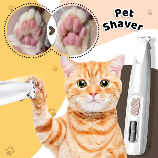 😻Waterproof Rechargeable Pet Shaver with LED Light🐕