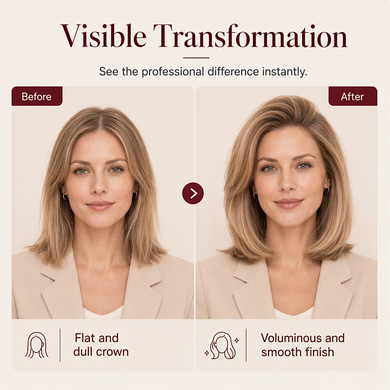 ✨Portable Wireless Mini Hair Styler with Comb – More Volume & A Naturally Full Look