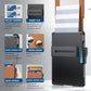 🔥Last Day 50% OFF-💼🔒Men's Simple Bifold Wallet- with Pop Up Aluminum Case Money Clip Slim Leather Slots Credit Card Holder RFID Blocking Bifold Minimalist Wallet(🎁Perfect Gift)