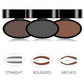 🖌️50K+ Sold!!!🖤Eyebrow Stamp Powder Kit with Applicator Brush, One Press Perfect Brow Stamp, Waterproof Long Lasting 24H Wear Eyebrow Makeup for Lazy Daily Salon-Like Brows