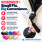 Fix Broken Zipper Pulls Instantly! No-Sew Clip-On Repair Kit