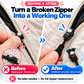 Fix Broken Zipper Pulls Instantly! No-Sew Clip-On Repair Kit