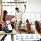 Limited-Time 50% OFF!🎁5-in-1 wireless Bluetooth speaker with induction function and adjustable cell phone holder