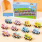 🚗🔤50% OFF 🔥HOT SALE - Numbers And Letters Magnetic Train Puzzle Wooden Toy Car