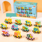 🚗🔤50% OFF 🔥HOT SALE - Numbers And Letters Magnetic Train Puzzle Wooden Toy Car