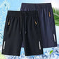 🔥HOT SALE 50% OFF🥰 Men's Elastic Summer Shorts💎Breathable, Zippered Pockets & Stretch Fit🩳❄️