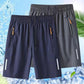🔥HOT SALE 50% OFF🥰 Men's Elastic Summer Shorts💎Breathable, Zippered Pockets & Stretch Fit🩳❄️