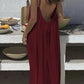 💕Hot Sale 49% OFF!💃Women's Solid Color Backless Cami Dress