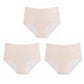 High Waist Leak Proof Ice Silk Panties Plus Size L-5XL