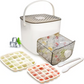 🥳2026 HOT SALE🧊Portable Ice Maker with Lid and Storage Box (48 cubes)