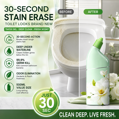 🚽 Save 50%! ✨ Toilet Bowl Cleaner Gel – Deep cleaning & stain removal ✨