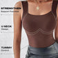 📢📢50% off! Women’s U-Neck Thermal Tank with Built-In Bra – Warm, Supportive & Braless Comfort ❄️❤️