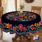 🔥Hot Sale🔥Mexican Floral Tablecloth With Scalloped Edge🌸