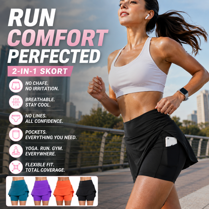 ❄️👚Anti-Chafing Active Skort – Super soft and comfortable🔥