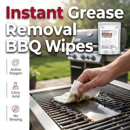 Instant Grease Removal Bbq Wipes