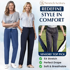 ⏳LAST DAY SALE 50% OFF!!🔥Women's Ultra Soft Stretch Perfect Drape Casual Pants👖🎁