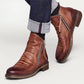 Botas de cuero Vintage para hombre