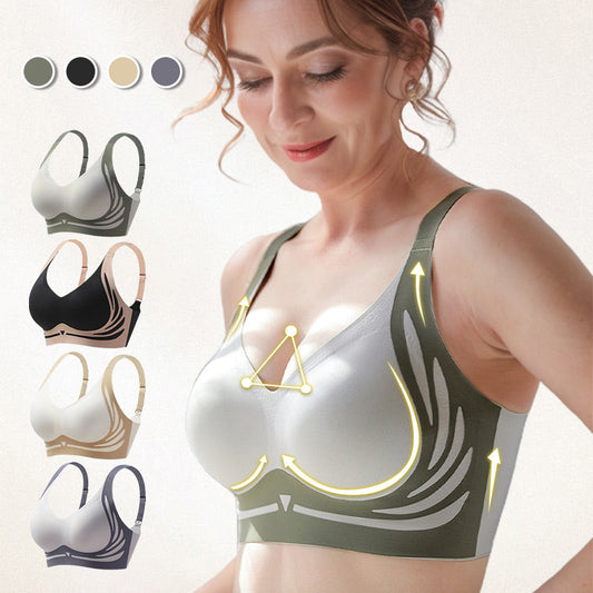 🌸Hot sale in 2025🌸👧Wire-Free Top Support Bra👍No More Sagging Breasts