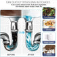 Drain Clog Remover, Pipeline Dredging Agent, Powerful Quick Cleaning Drain Toilet Cleaner Tool, Unclog Toilet Clog And Kitchen Sink Pipe Unblocker Powder