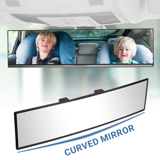 Espejo retrovisor curvado amplio para coche