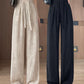 Women’s Breathable Wide-Leg Pants with Drawstring