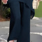 🔥2025 HOT SALE 50% OFF🔥Charming Irregular Top & Wide Leg Pants Set