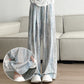Women's Casual Ice Silk High Waist Wide-Leg Pants