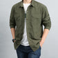 Men's Casual Quick-Drying Long Sleeve Shirt with Pockets
