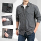 Men's Casual Quick-Drying Long Sleeve Shirt with Pockets