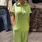 🔥Factory Direct Sales🔥Women’s Solid Short-Sleeve Hooded Long Dress