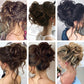 💗Messy Curly Hair Bun