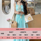 Sweet Square Neck Waist-Cinching Strap Dress