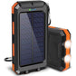 20000mAh Portable Solar Charger Power Bank with LED Flashlight