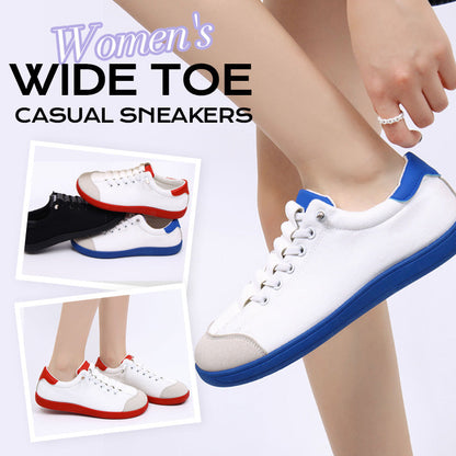 ⏰ Now only 50% off!✨Hot Sale✨Women's Wide Toe Casual Sneakers