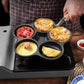 🍳 50% OFF NOW! 🔥 4-Cup Cast Iron Egg Frying Pan - Non-Stick & Even Heating, Perfect for Breakfast Sandwiches or Pancakes 🥪✨